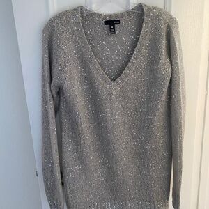Bloomingdale’s Aqua sequins sweater NEW never worn